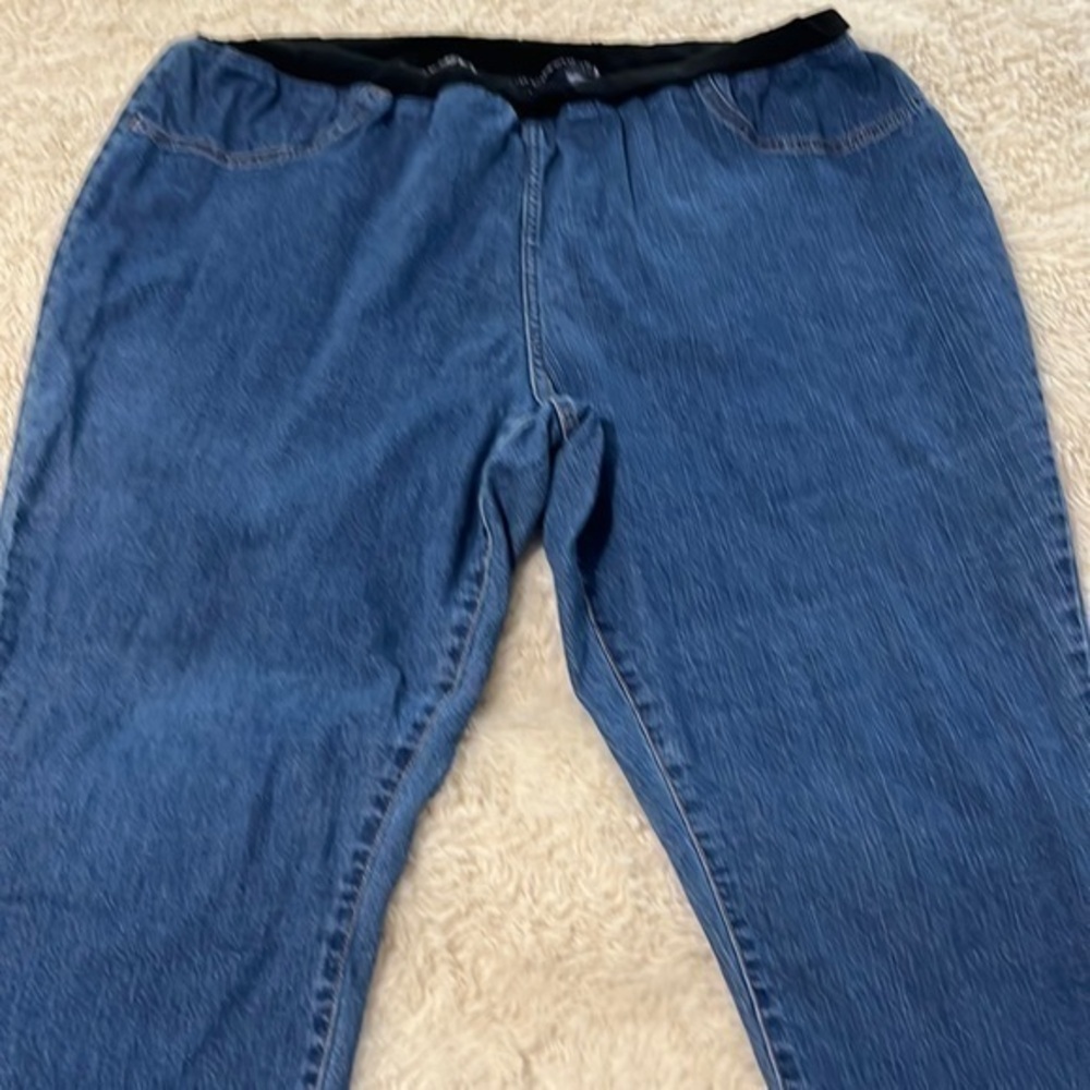 Denim 24/7 24WP cropped jeans pull on comfort waist